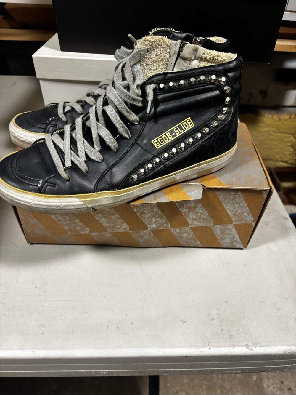 Golden Goose Slide women’s size 9 sneakers
